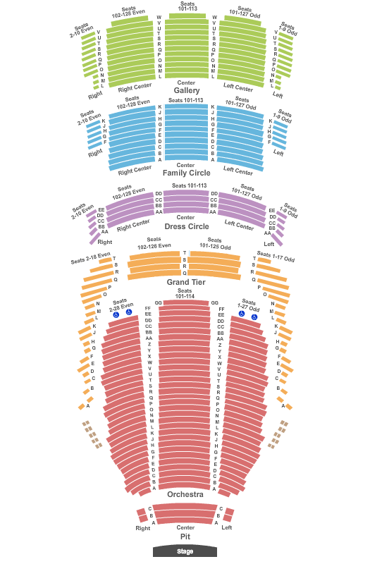 Heinz Hall Heinz Hall Seating Chart